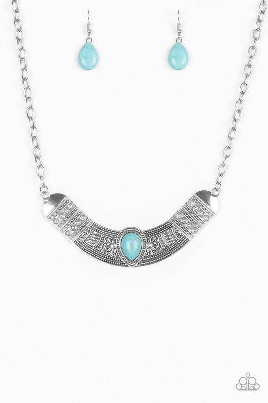 Paparazzi Necklace ~ Very Venturous - Blue