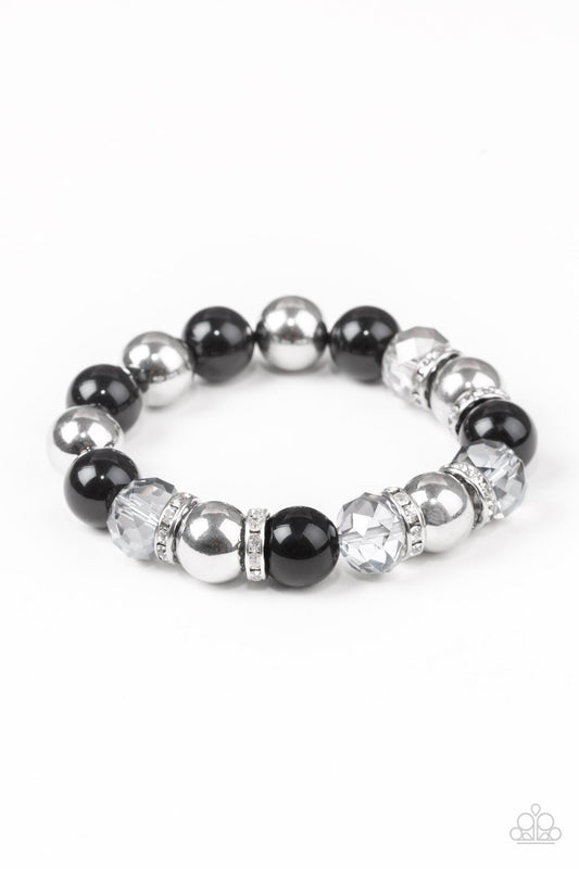 Pulsera Paparazzi ~ Camera Chic - Negra