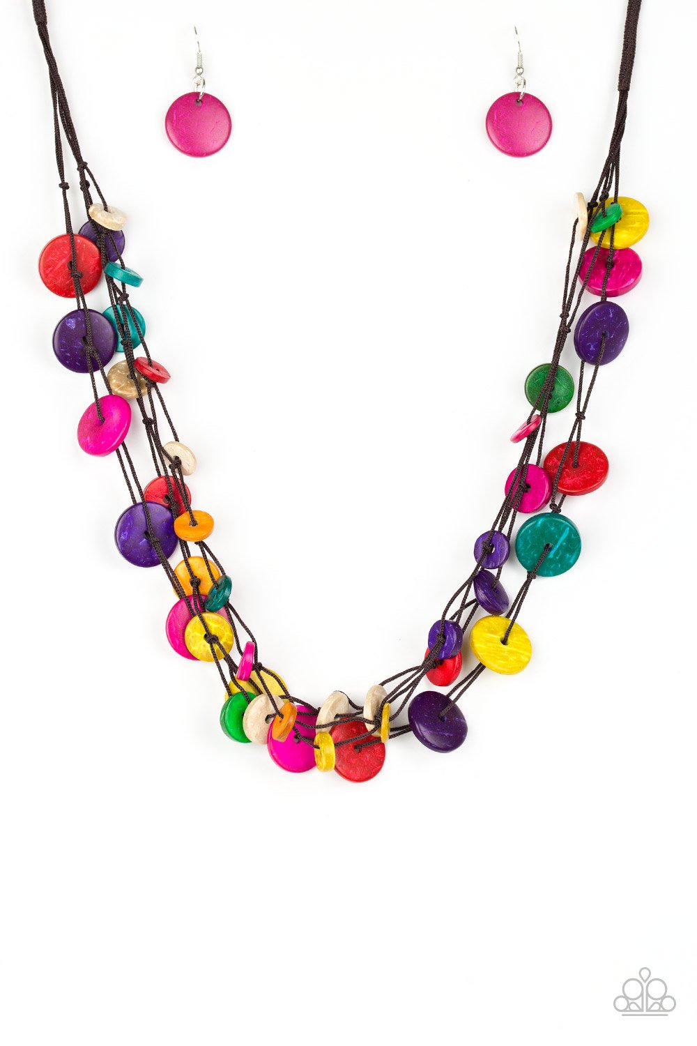 Paparazzi Necklace ~ Bermuda Beach House - Multi