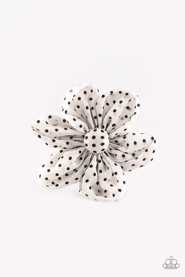 Paparazzi Hair Accessories ~ Right On The Dot - White