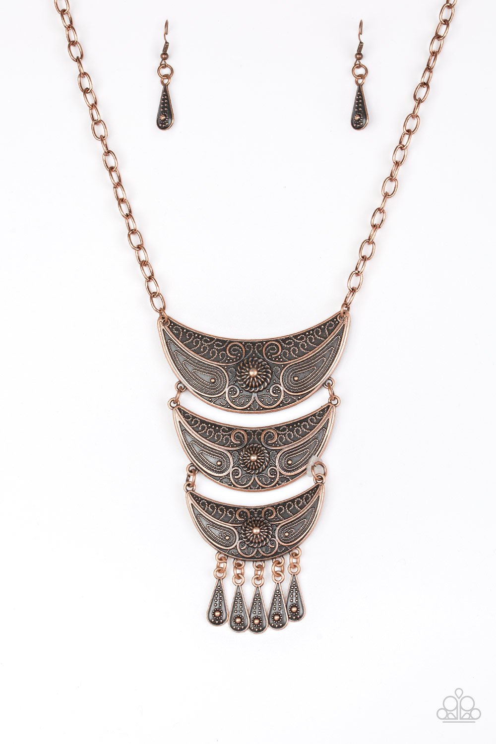 Paparazzi Necklace ~ Go STEER-Crazy - Copper