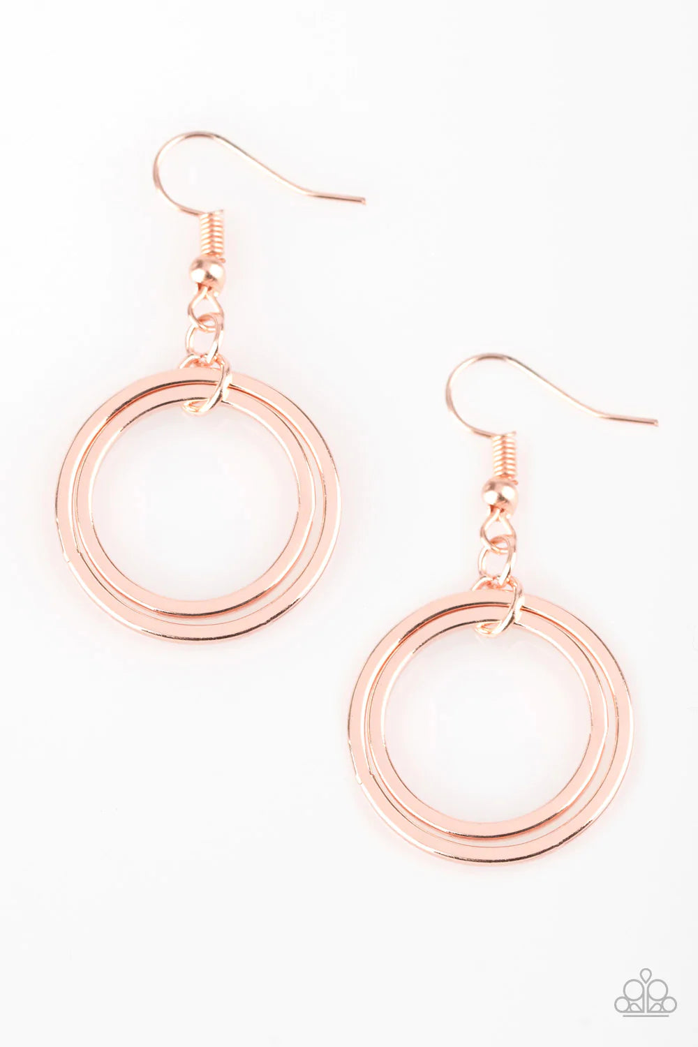 Paparazzi Earring ~ The Gleam Of My Dreams - Rose Gold