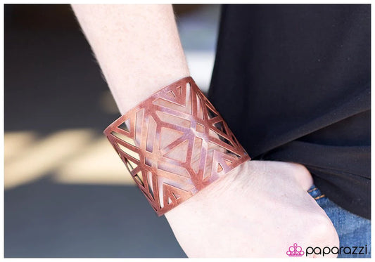 Pulsera Paparazzi ~ Aventura Azteca - Cobre