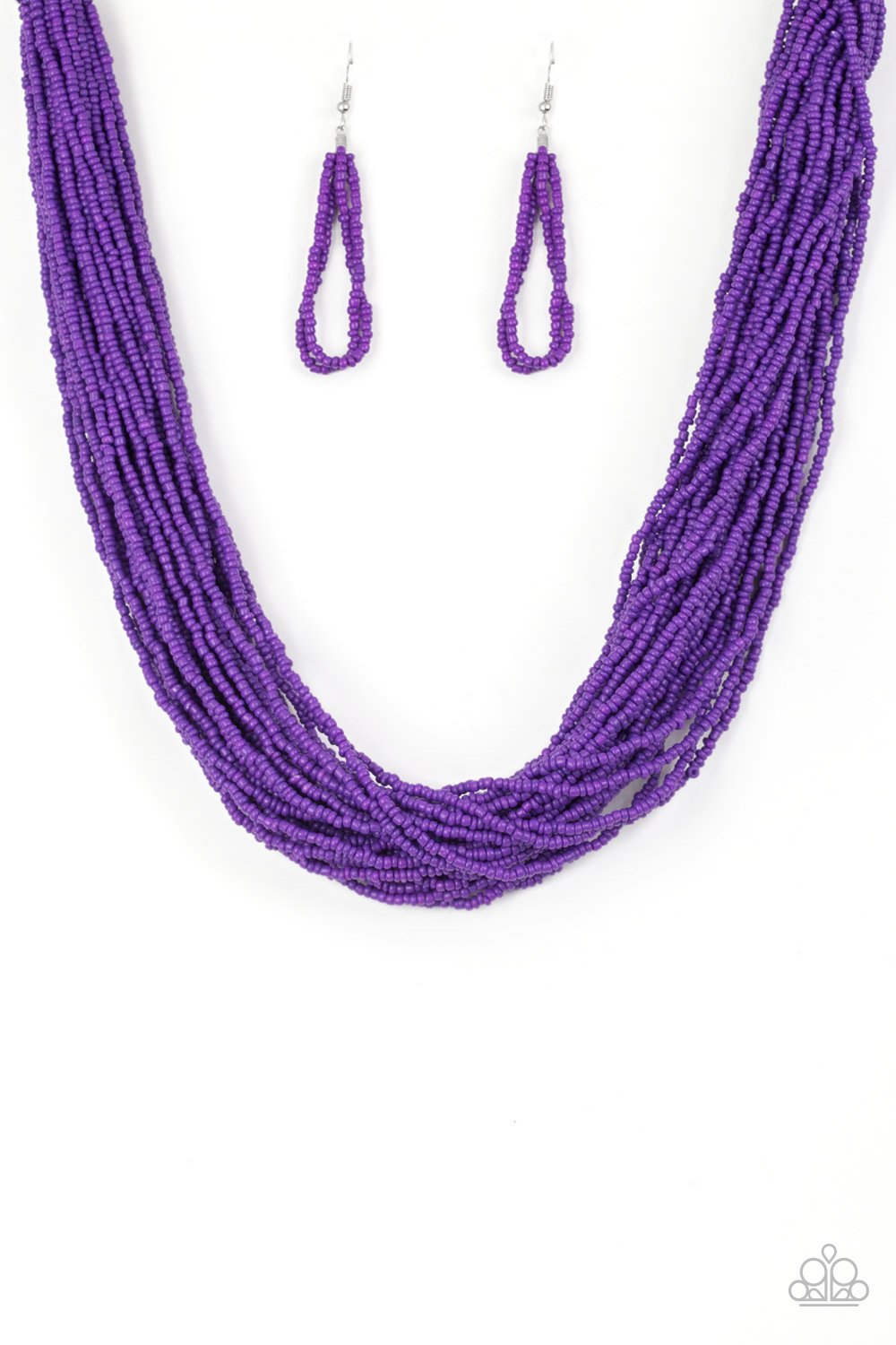 Paparazzi Necklace ~ The Show Must CONGO On! - Purple