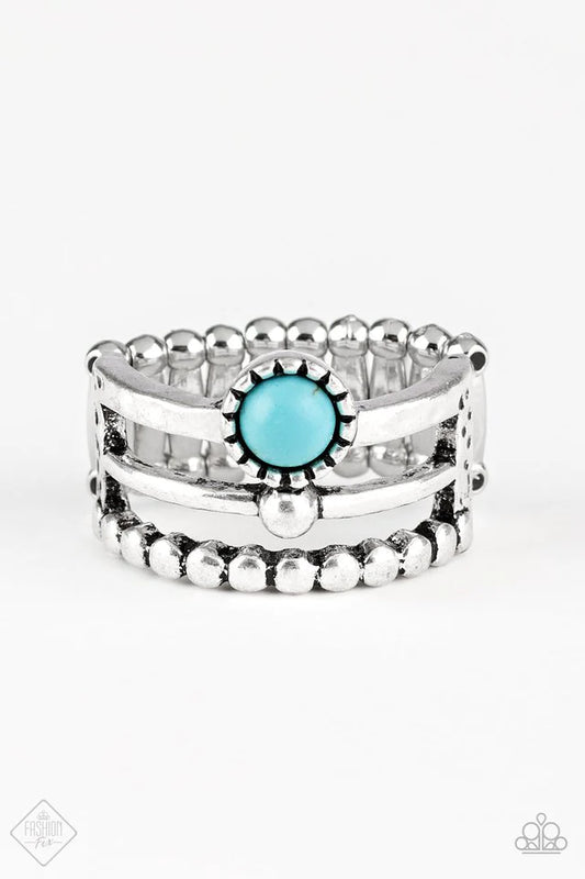 Paparazzi Ring ~ Summer Retreat - Blue