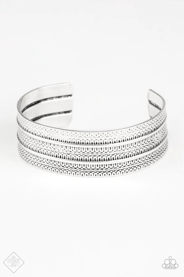 Pulsera Paparazzi ~ Absolute Amazon - Plata