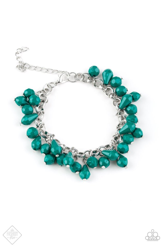 Pulsera Paparazzi ~ Malibu Masquerade - Verde