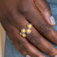 Foxy Fabulous - Yellow - Paparazzi Ring Image