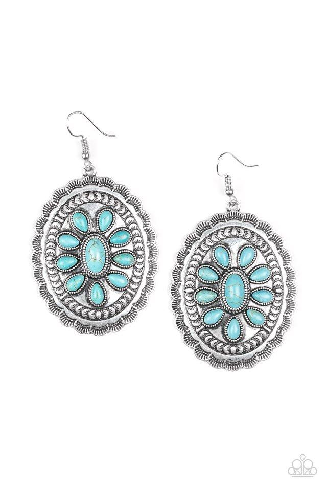 Paparazzi Earring ~ Absolutely Apothecary - Blue