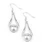 HEADLINER Over Heels - Silver - Paparazzi Earring Image