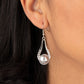 HEADLINER Over Heels - Silver - Paparazzi Earring Image