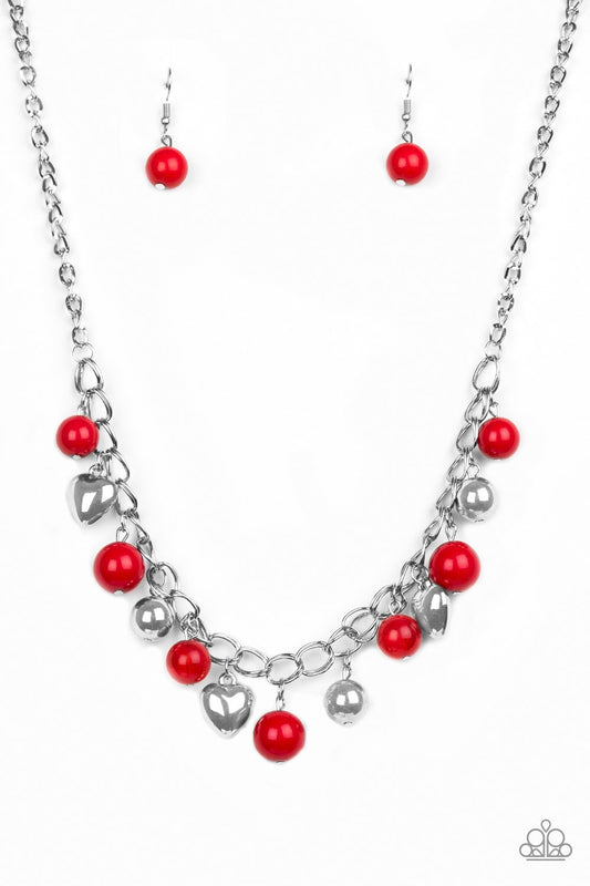 Collar Paparazzi ~ Summer Fling - Rojo