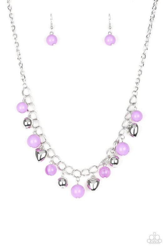 Paparazzi Necklace ~ Summer Fling - Purple