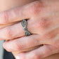 Extra Side Of Elegance - Silver - Paparazzi Ring Image