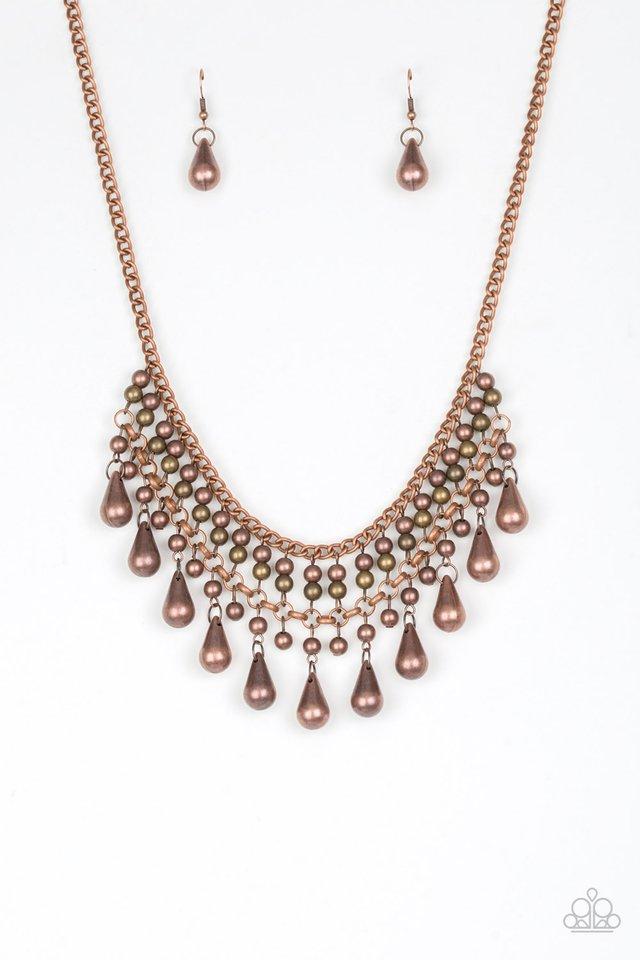 Paparazzi Necklace ~ Dont Forget To BOSS! - Copper
