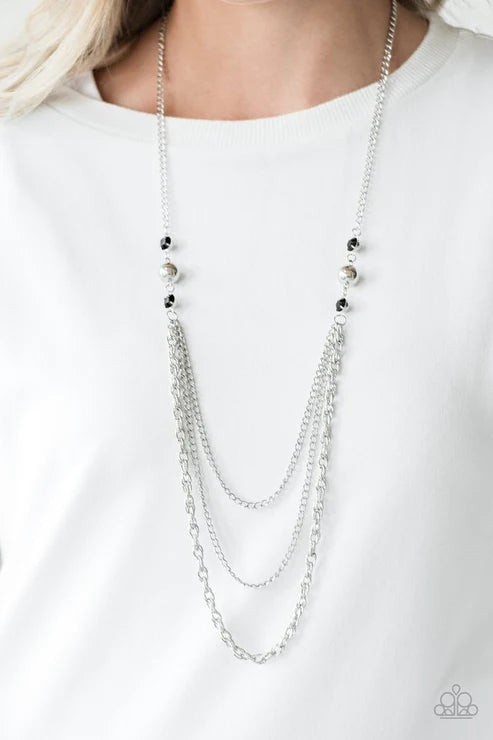 Collar Paparazzi ~ RITZ It All - Negro