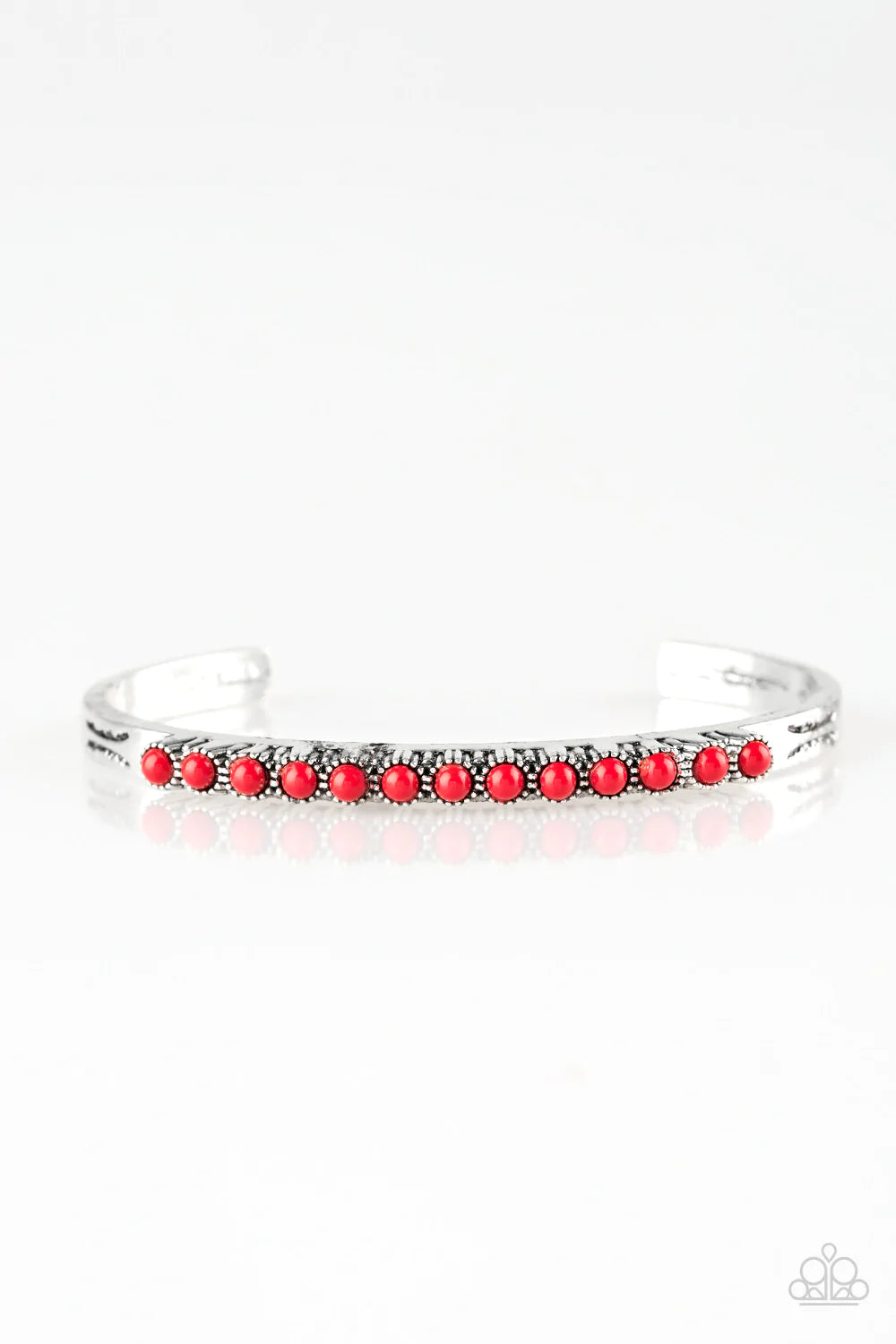 Pulsera Paparazzi ~ Viajero de la nueva era - Rojo