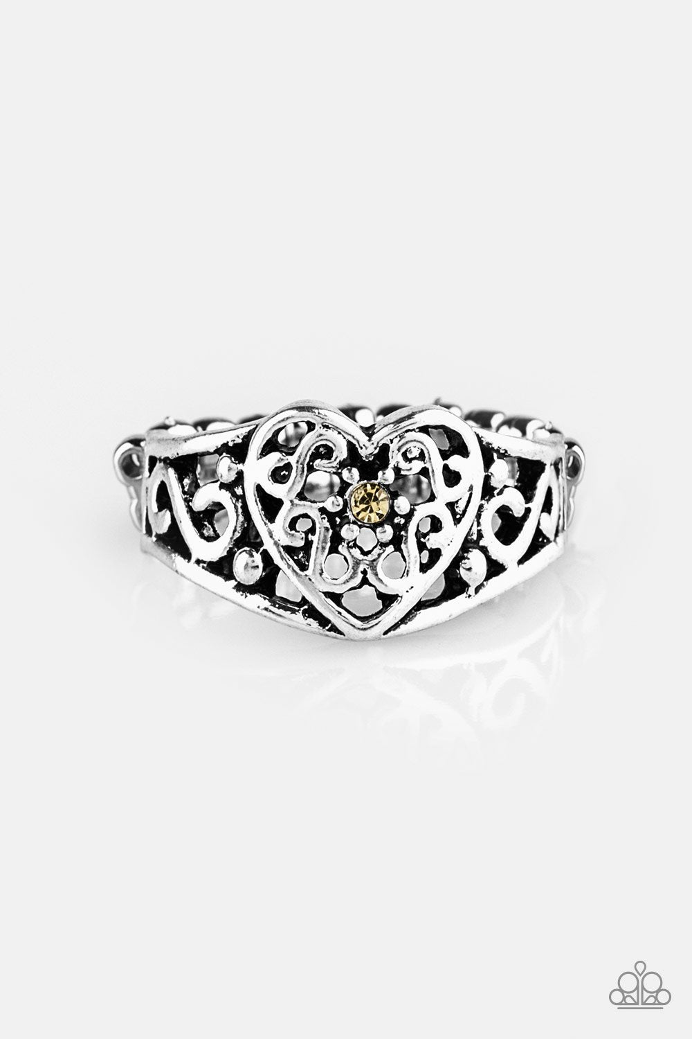 Paparazzi Ring ~ Dearly Beloved - Yellow