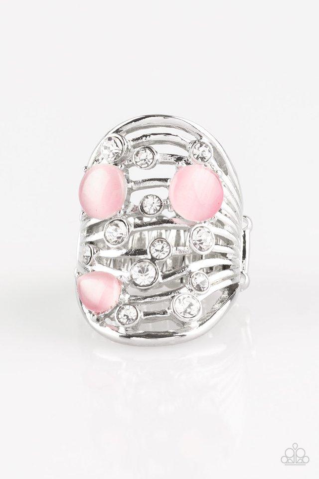Paparazzi Ring ~ Clear The SWAY! - Pink
