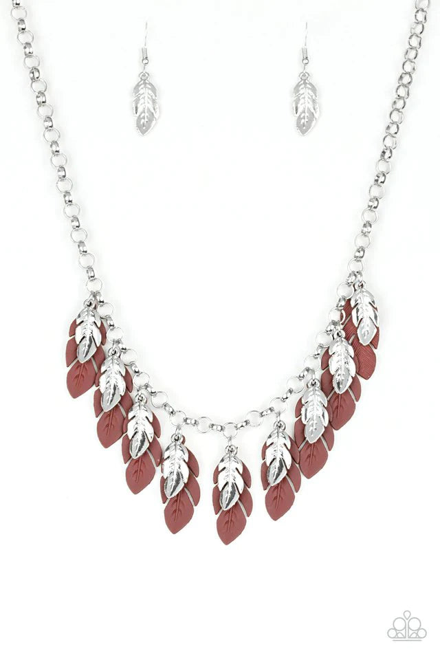 Paparazzi Necklace ~ Rule The Roost - Brown