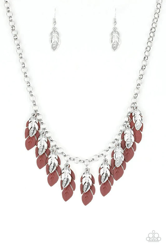 Paparazzi Necklace ~ Rule The Roost - Brown