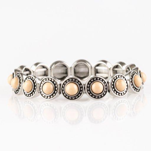 Paparazzi Bracelet ~ Globetrotter Goals - Brown