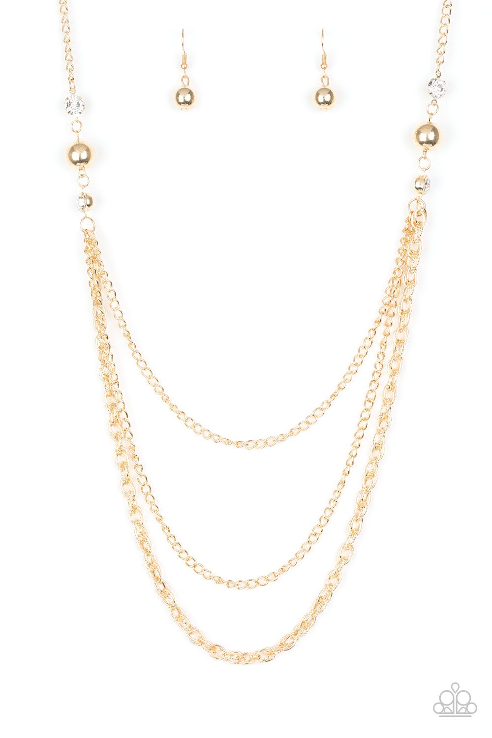 Paparazzi Necklace ~ RITZ It All - Gold