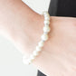 Radiantly Royal - White - Paparazzi Bracelet Image