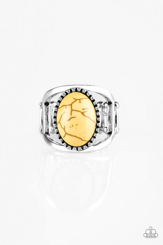 Paparazzi Ring ~ Canyon Cache - Yellow