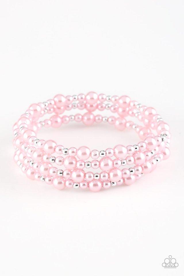 Paparazzi Bracelet ~ Classic Confidence Pink Paparazzi Jewelry