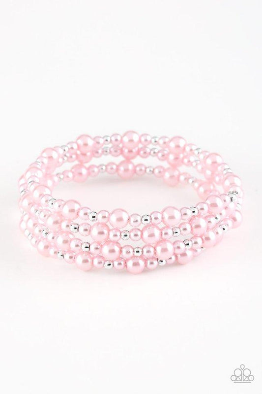 Pulsera Paparazzi ~ Confianza clásica - Rosa