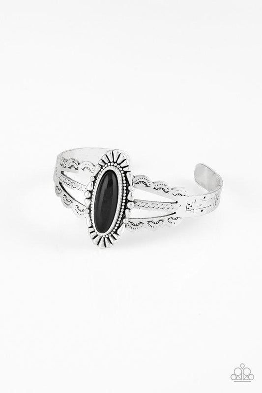 Pulsera Paparazzi ~ Salvia del desierto - Negro