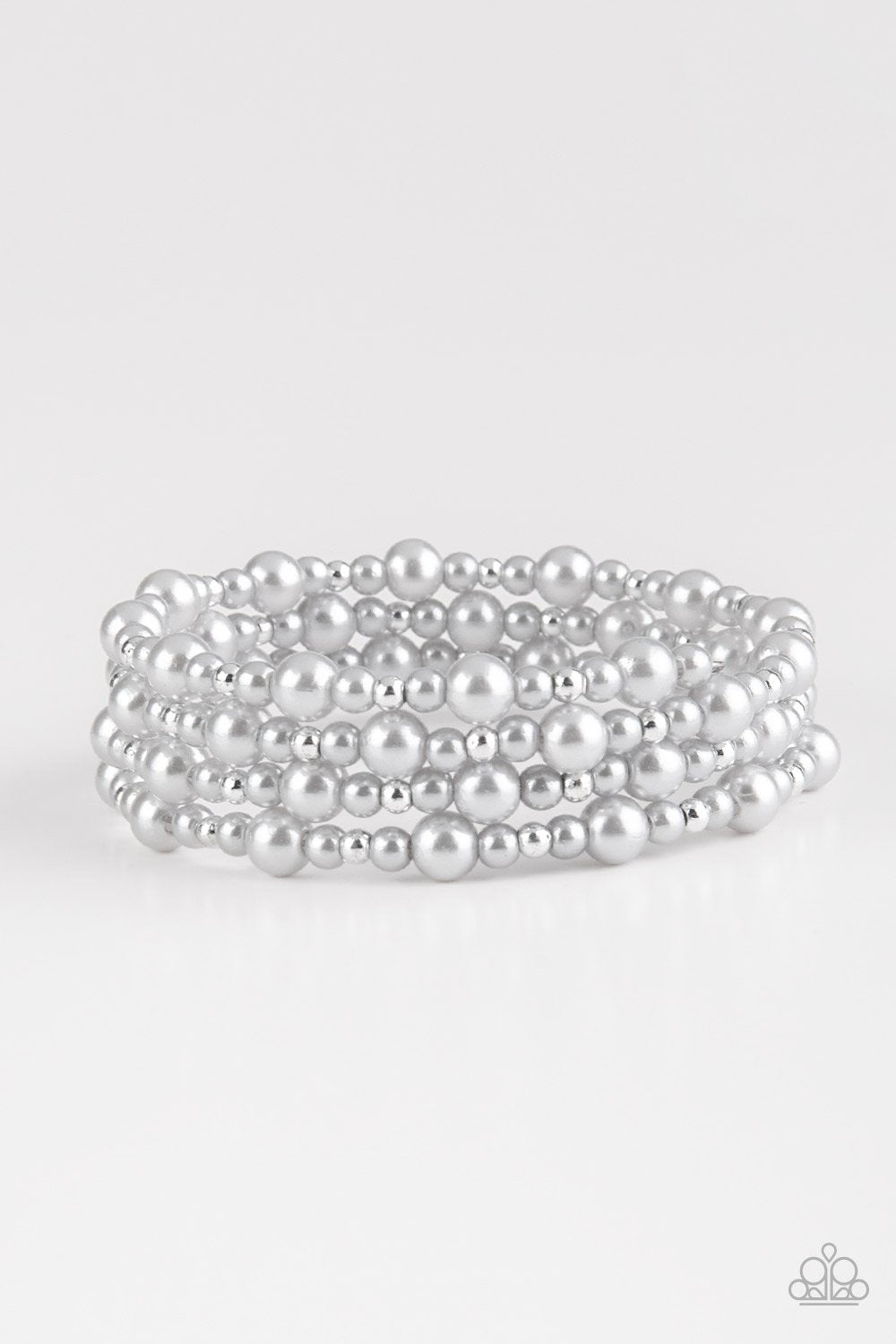 Paparazzi Bracelet ~ Classic Confidence - Silver