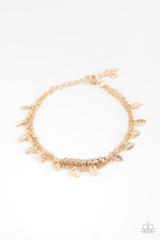 Pulsera Paparazzi ~ I Can and I QUILL - Oro