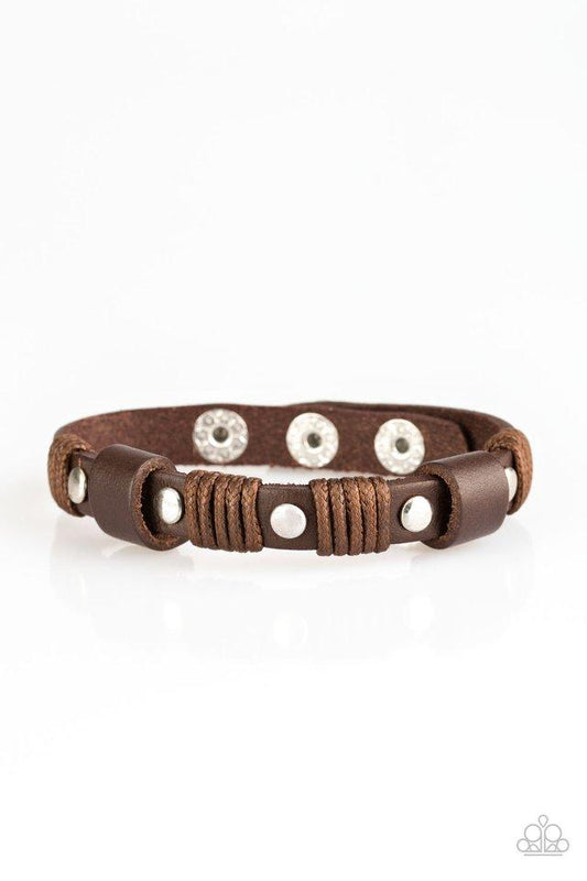 Paparazzi Bracelet ~ Road Burner - Brown