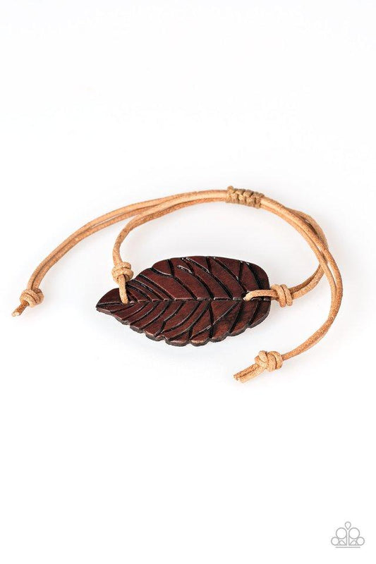 Paparazzi Bracelet ~ Forest Forager - Brown