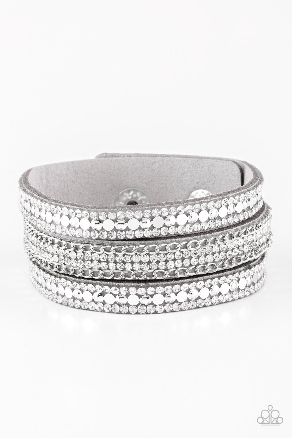 Paparazzi Bracelet ~ Fashion Fanatic - Silver