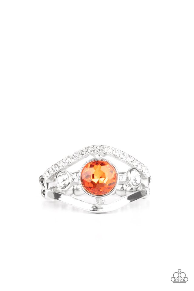 Rich With Richness - Orange - Paparazzi Ring Image