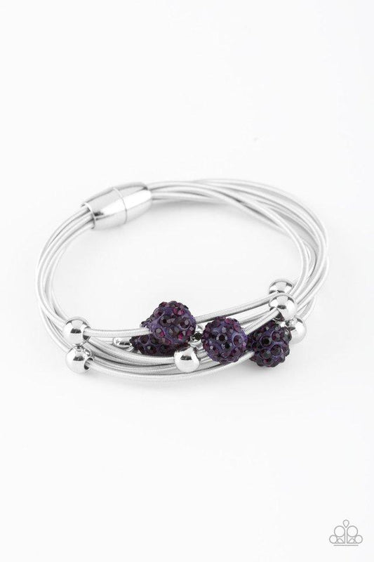 Paparazzi Bracelet ~ Marvelously Magnetic - Purple