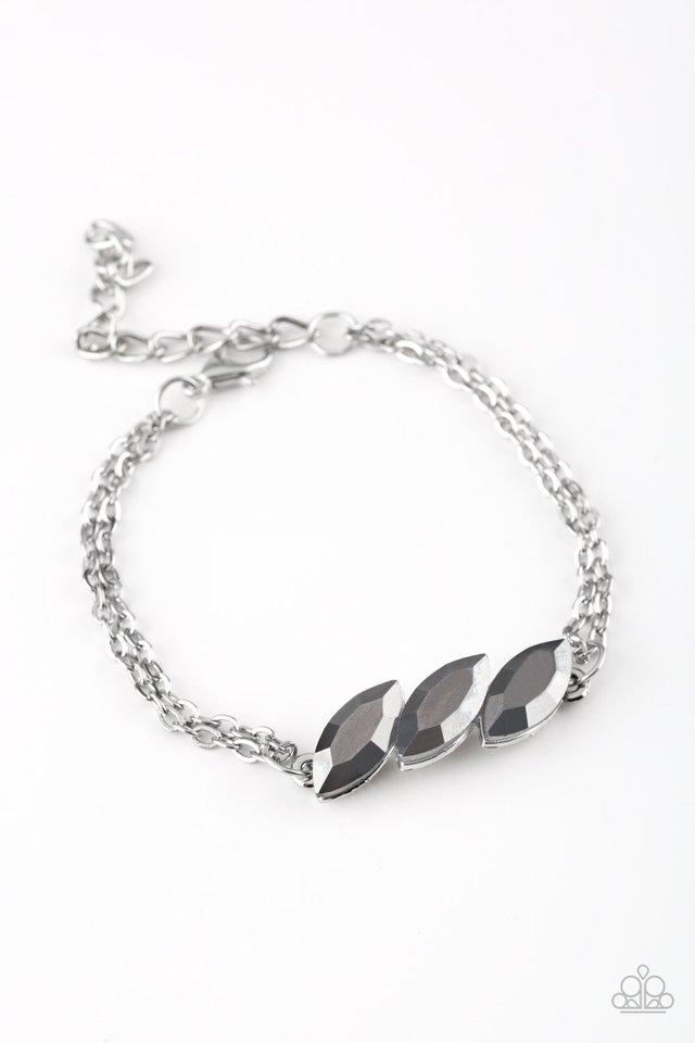 Paparazzi Bracelet ~ Pretty Priceless - Silver