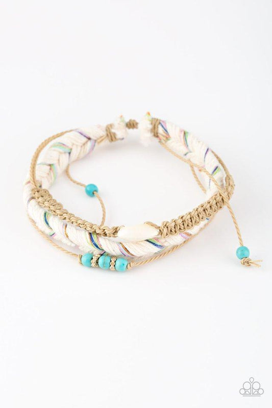 Paparazzi Bracelet ~ Beachside Bungalow - Brown