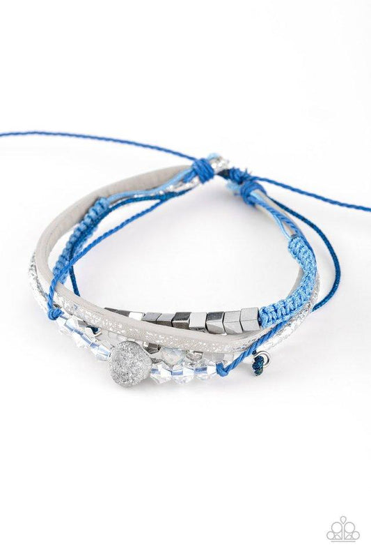 Pulsera Paparazzi ~ Take A SPACEWALK - Azul