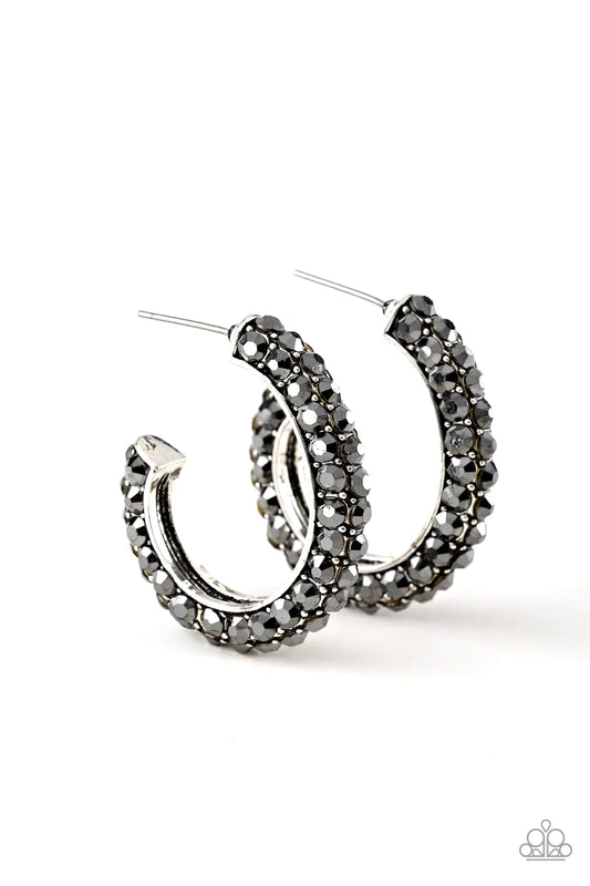 Paparazzi Earring ~ Dont Mind The STARDUST - Silver