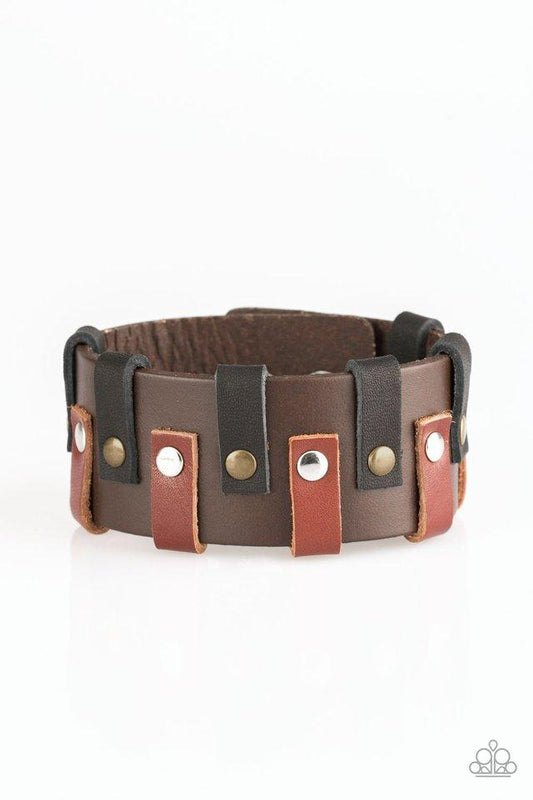 Paparazzi Bracelet ~ Modern Musketeer - Brown