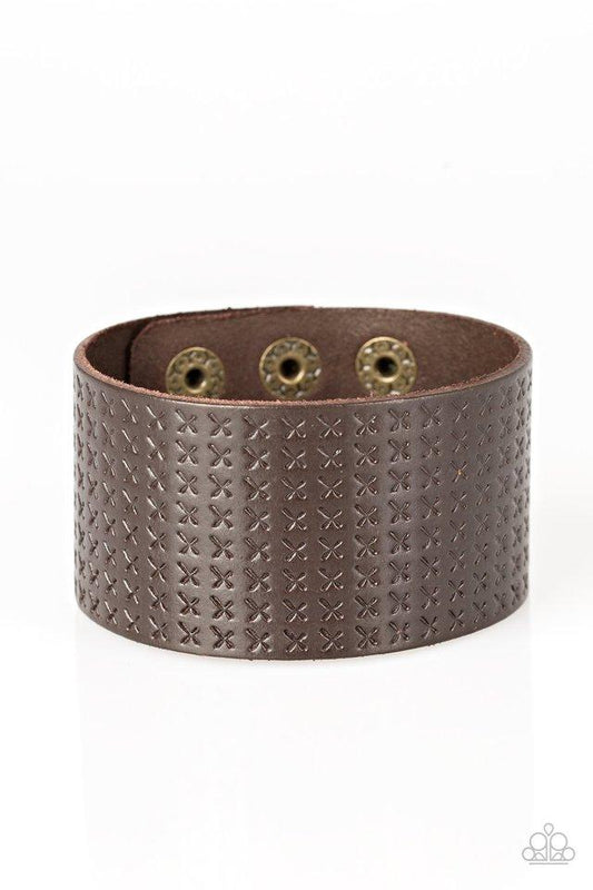 Paparazzi Bracelet ~ Wild Wrangler - Brown