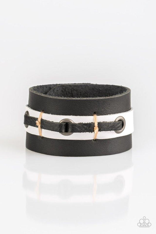 Pulsera Paparazzi ~ Bear Lake - Negro