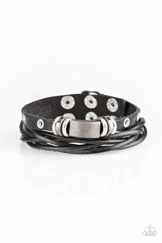 Pulsera Paparazzi ~ Road Rally - Negra