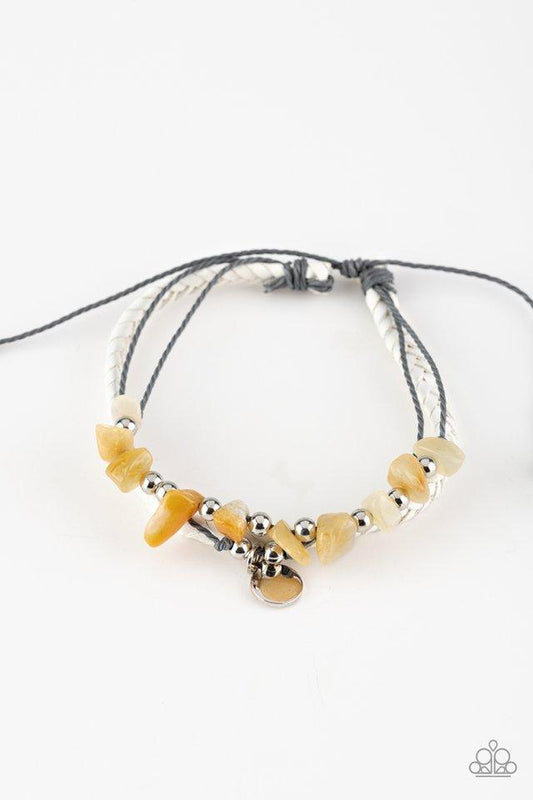 Paparazzi Bracelet ~ A PEACE Of Work - Yellow