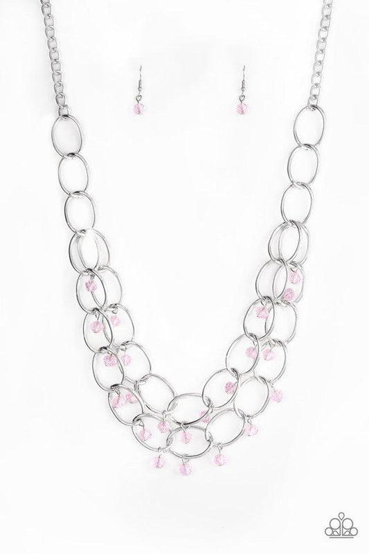 Paparazzi Necklace ~ Yacht Tour - Pink