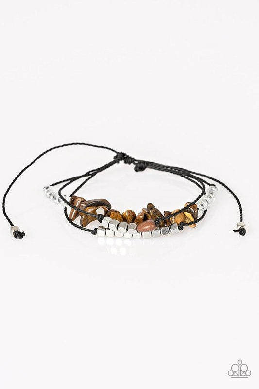 Paparazzi Bracelet ~ Nature Novice - Brown